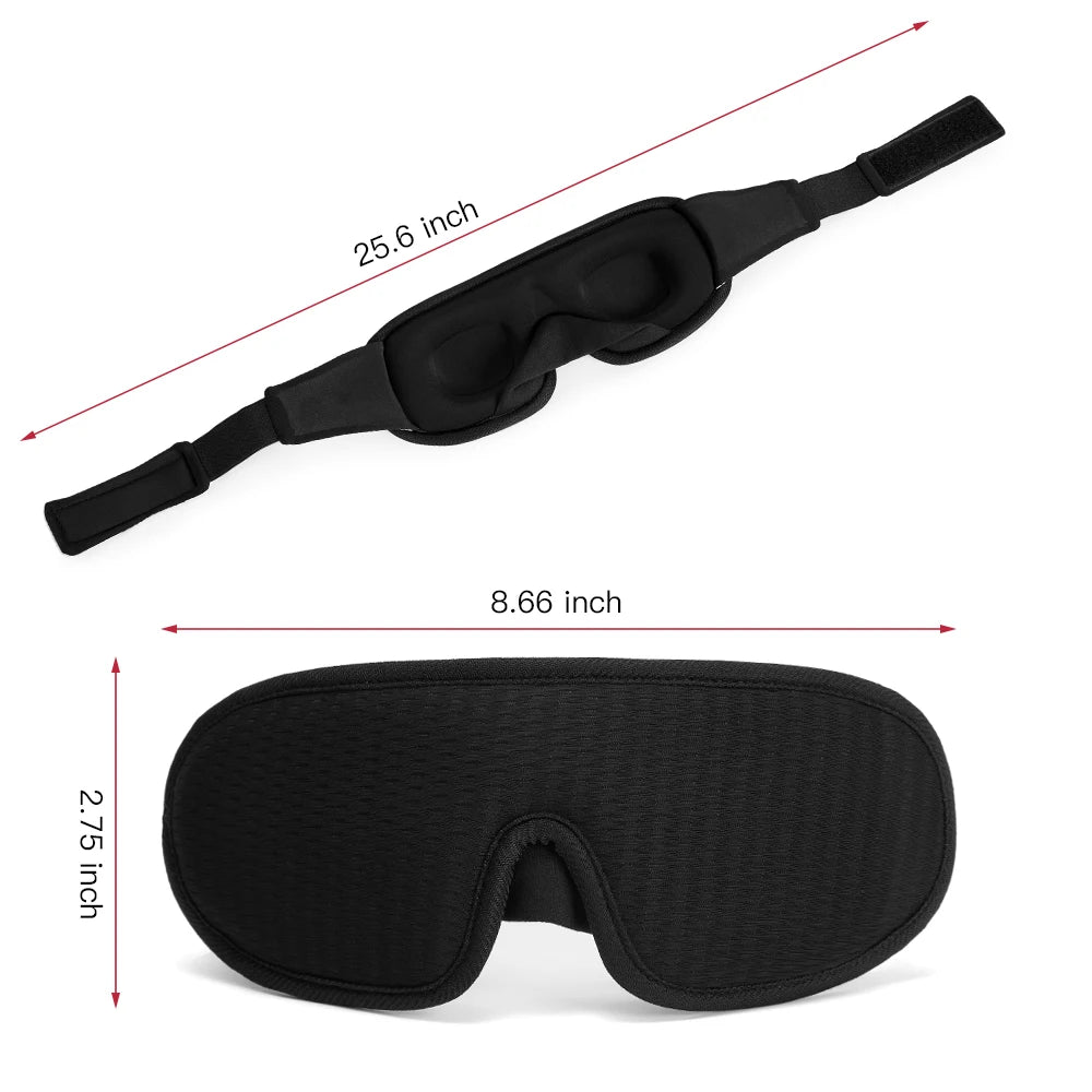 3D Sleeping Mask Slaapmasker Eye Shade Blindfold Sleeping Aid Face Mask Eyepatch