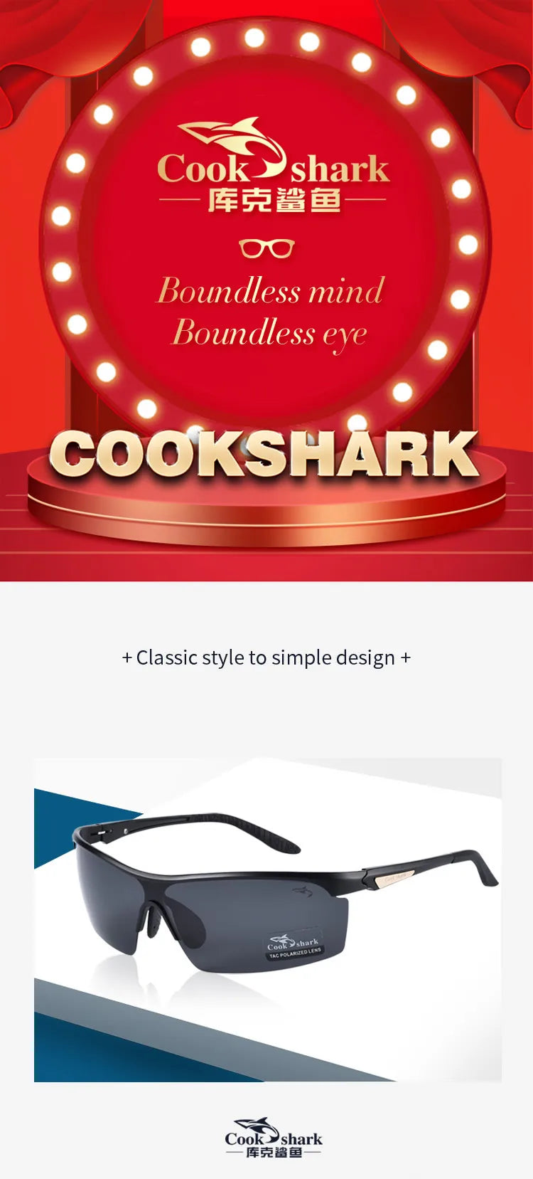 Black polarized sunglasses with a lightweight, wraparound frame for outdoor eye protection.