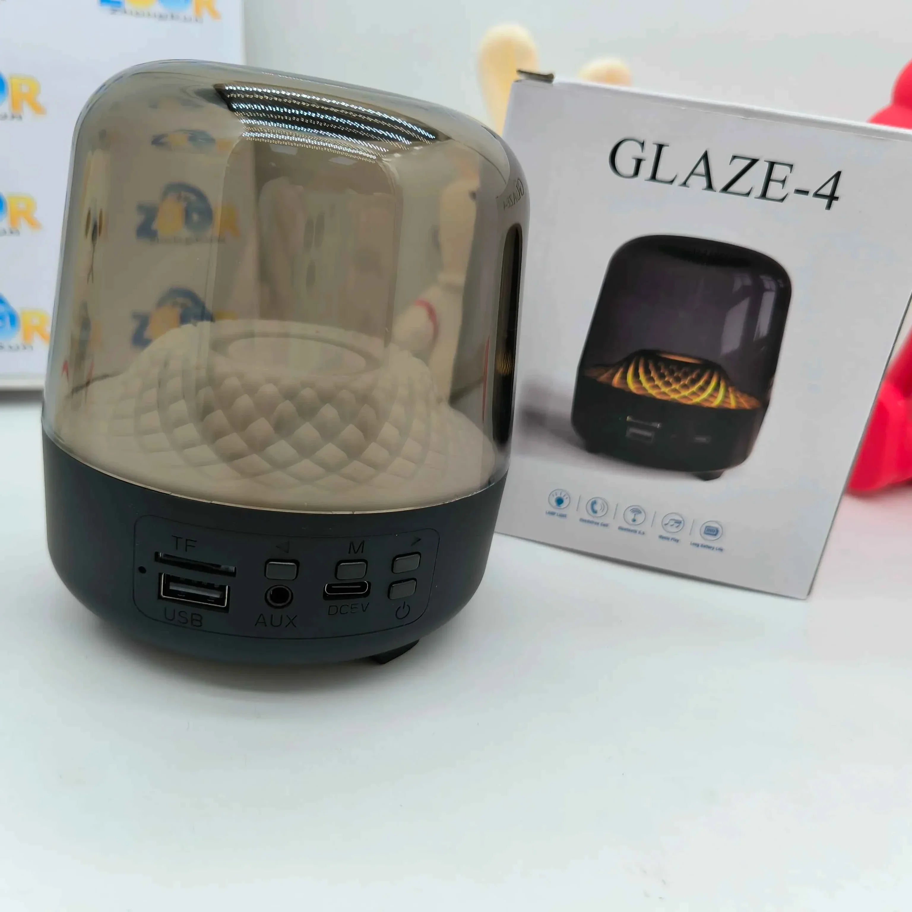 Portable Bluetooth Speaker with RGB Lighting and Wireless Subwoofer Black My Store