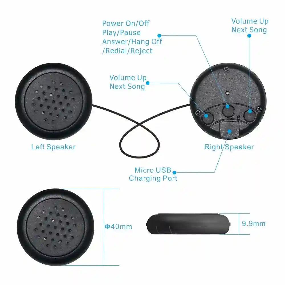 Kids Bluetooth Headband Headphones - Soft Animal Sleep Audio SK-B007B Tidesmit