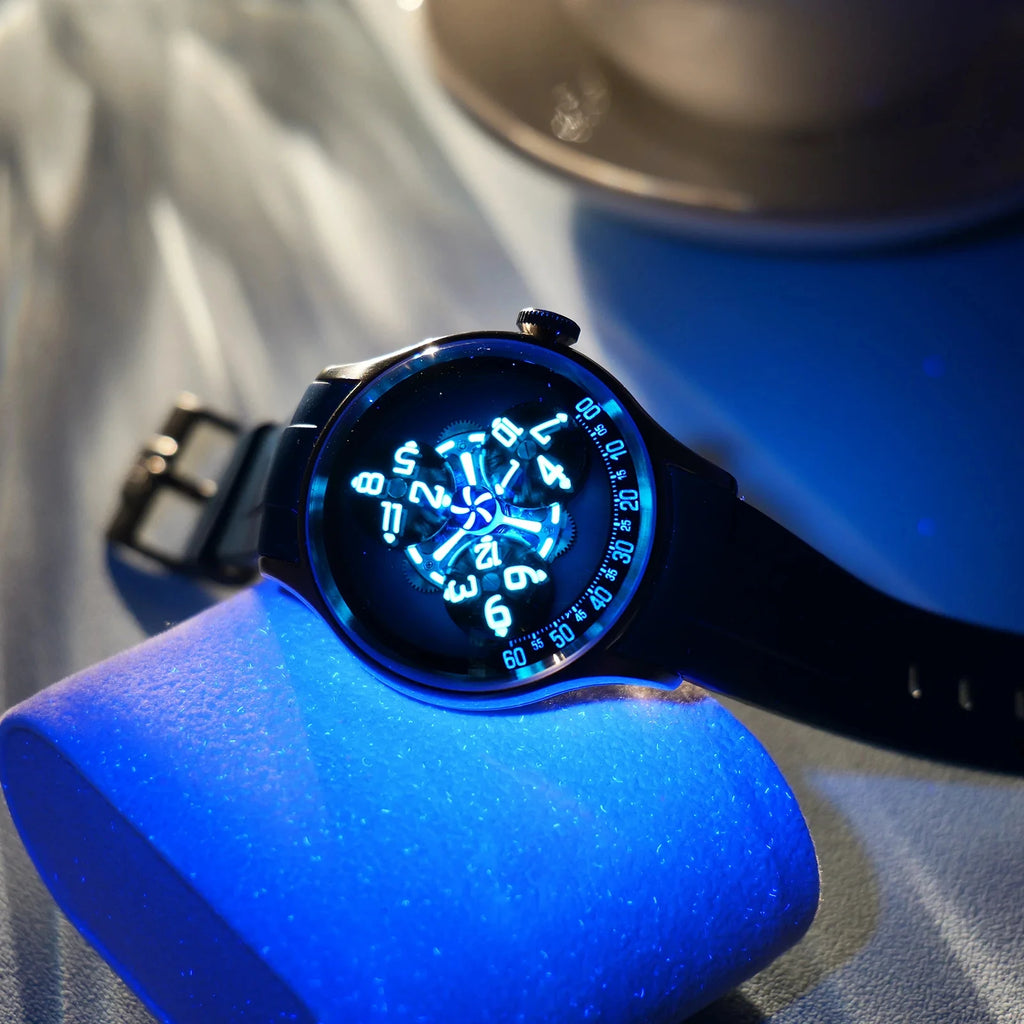 Affordable Unique Mechanical Wandering Hours Automatic Watches for men montre homme lux Customized branding logo available OEM
