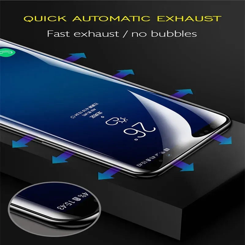 Samsung Galaxy Hydrogel Screen Protector 3-Pack - Case Friendly HD Film Tidesmit