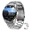 HW20 Smartwatch Fitness Tracker with Heart Rate & Blood Oxygen Monitoring Silver with metal 2 straps HW20 My Store
