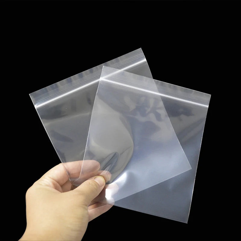 1000PCS Per Bag 1MIL 2MIL 4MIL 6MIL Small Cear Reclosable Poly Mini Ziplock Bag