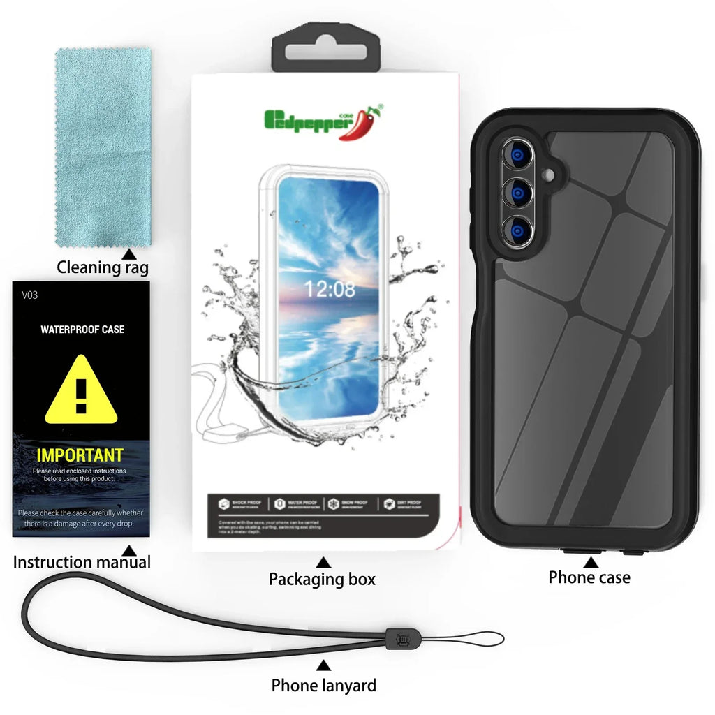 iPhone 15 Plus Shockproof Case - Full Body Protective Cover with 9H Hardness Tidesmit