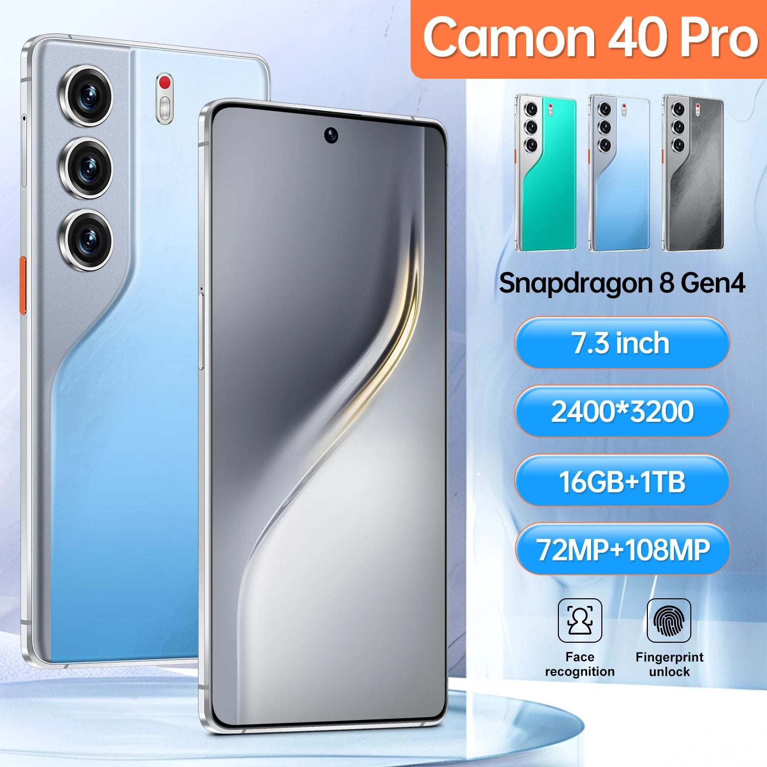 Camon 40 Pro 5G Smartphone, 16GB RAM, 1TB Storage - Tidesmit Tidesmit