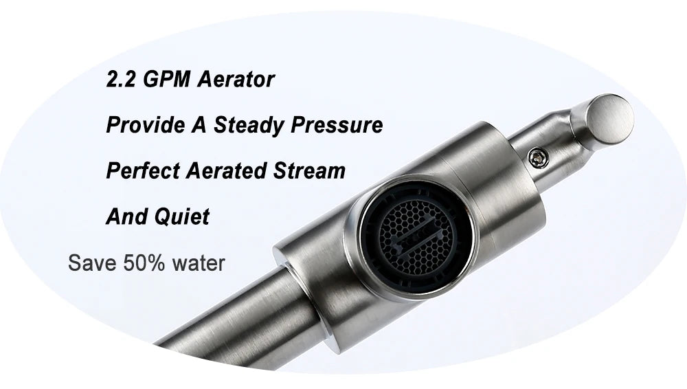 Brushed Nickel Kitchen Faucet Brass Wall Mounted Pot Filler Swivel Folding Retractable Rotary Stretch Kitchen Tap