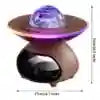 Wireless Charging Desk Lamp with Bluetooth Speaker & RGB Light 8 Walnut color Black Tidesmit