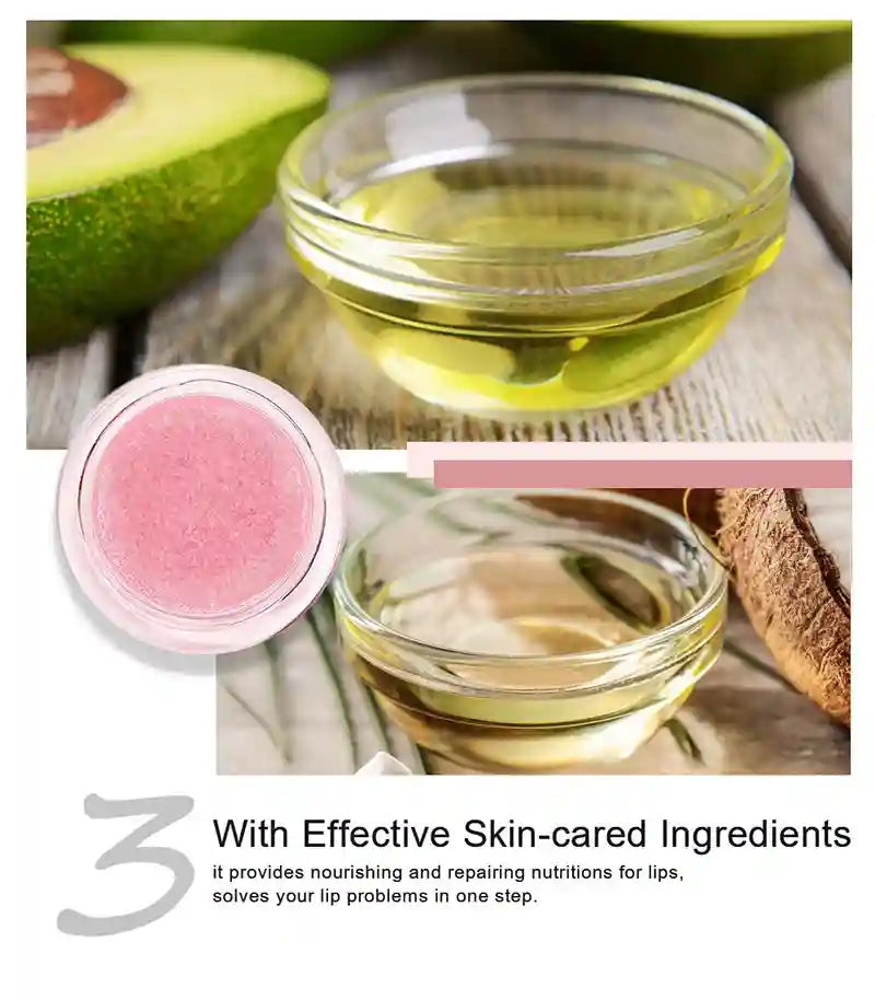 Sugar Lip Scrub Exfoliator for Smooth Lips - Organic Mint by Tidesmit Lip Care Tidesmit