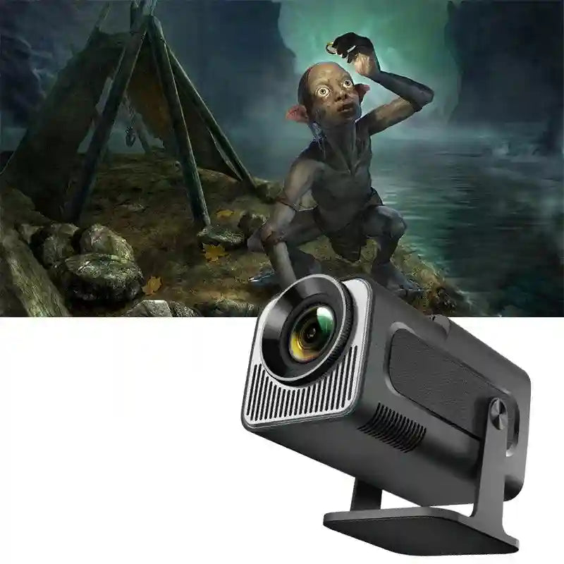 Portable 4K Mini Projector | 720P WiFi Smart Home Theater - Tidesmit Tidesmit