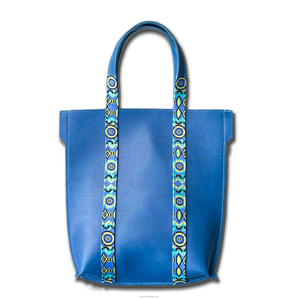 CHOU Shanghai XaferWear Tom Nyol High-end Genuine Leather Tote Zipper Closure Eco-Friendly Durable Large Capacity Handbag Purse