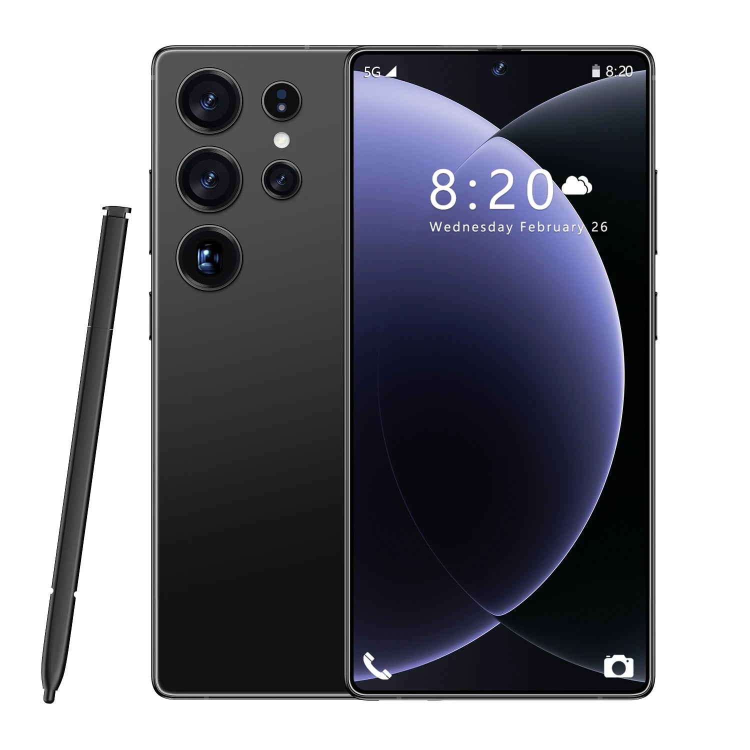 S26 Ultra 5G Smartphone: 16GB RAM, 1TB Storage & AMOLED Display Black 16g Tidesmit