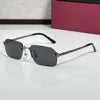 Luxury Fashion Designer Polygonal Frameless Sunglasses, Comfortable Light Metal Frame, High-quality Glasses with UV400 Lenses