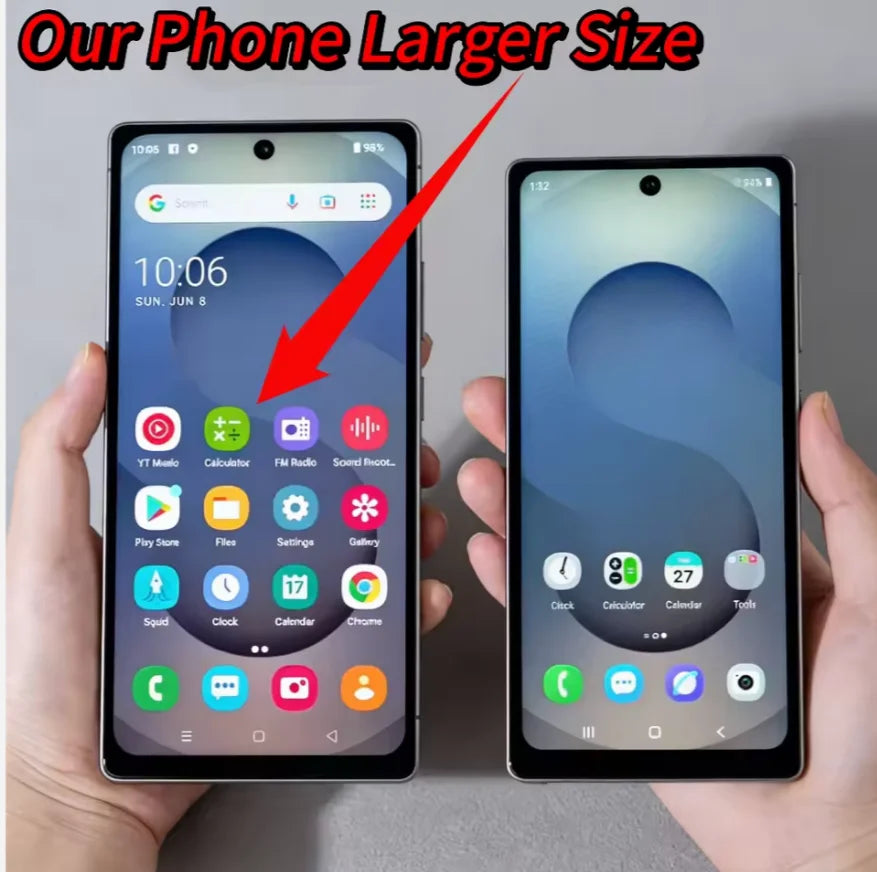 7.7 Inch S26 Ultra 22GB+2TB Smart Mobile Phones Deca Core Android 15 Big Screen 5G S-Pen Unlocked Dual SIM S26 ultra Cellphones