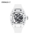 CRONUSART Luxury Mechanical Men's Watch, Featuring Sapphire Crystal Glass, Skeletonised Dial Movement with Luminous Hands