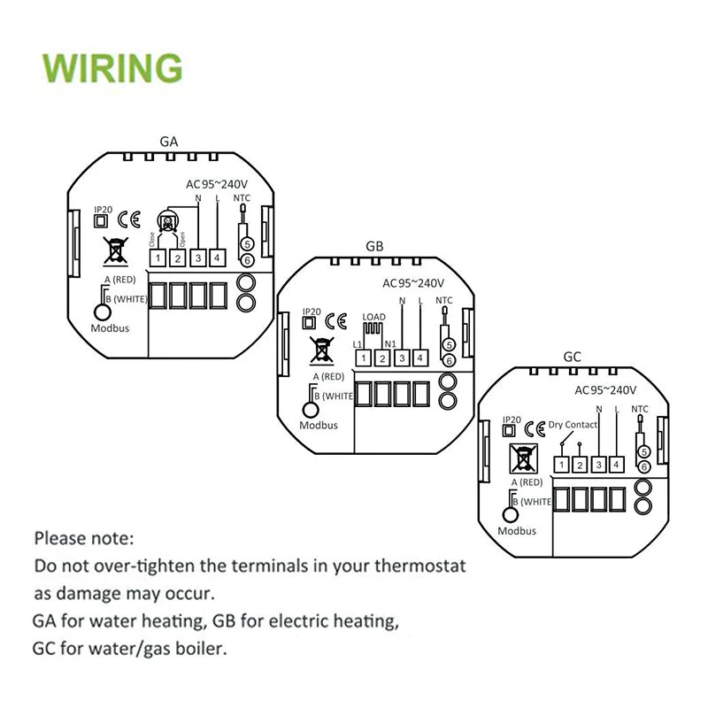 Tuya WiFi smart life Thermostat Electric Floor Heating Water/Gas Boiler Temperature Remote Controller for Google Home Alexa App