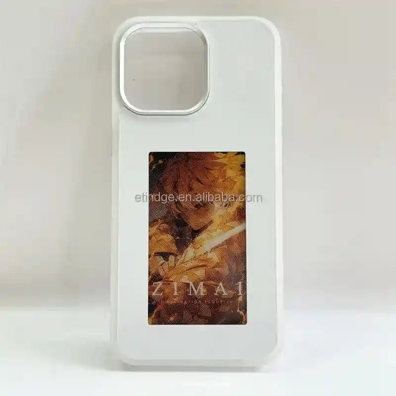 NFC Smart E Ink Phone Case for iPhone - Shock-Absorbing DIY Cover White Paper box packaging Tidesmit