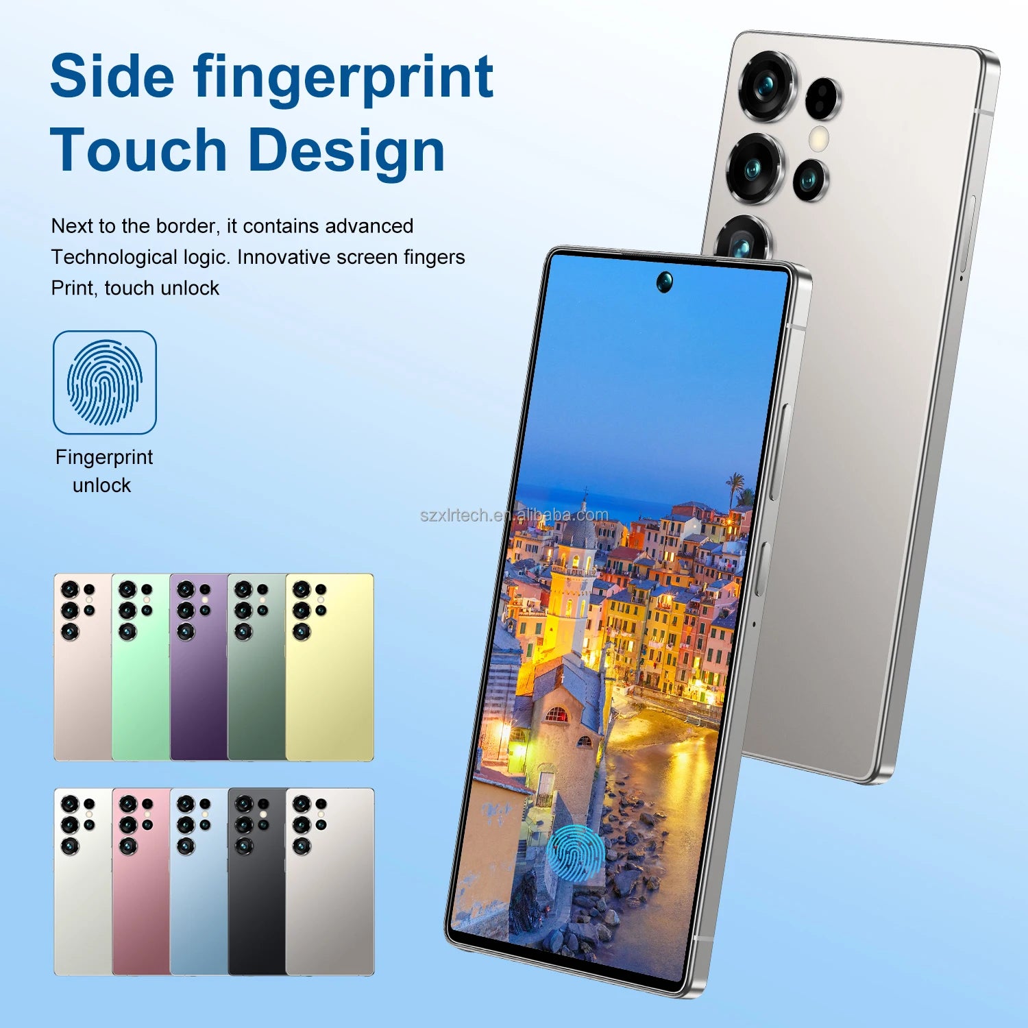 Tidesmit 5G Android Smartphone: 7.3-Inch Display, 22GB RAM, 1TB Storage Tidesmit