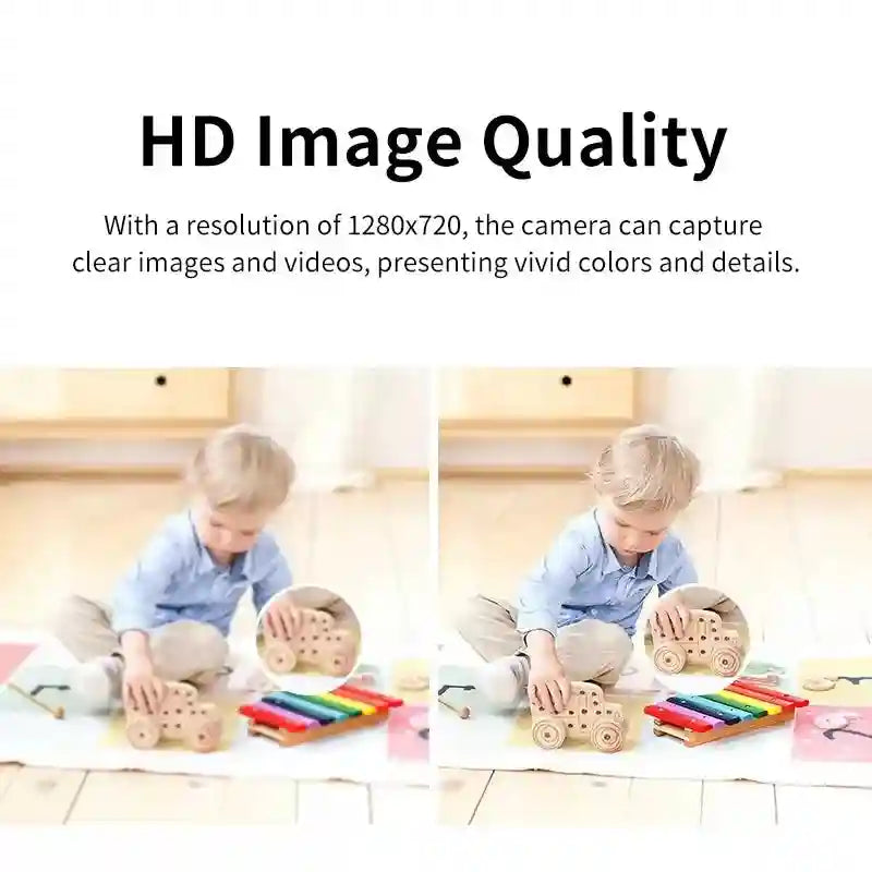 Indoor WiFi Security Camera 1080P FHD - Smart Wireless Baby Monitor Tidesmit