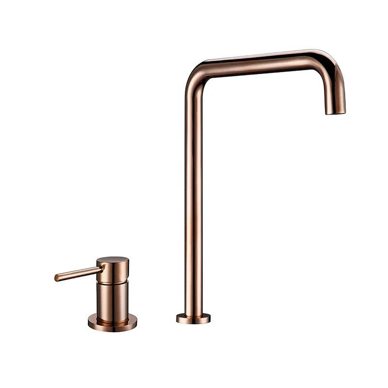 Modern Style Bathroom Basin Mixer Tap Dual Holder Single Handle Fixed Basin Faucet Hot And Cold 2 Hole Kitchen Sink Mixer