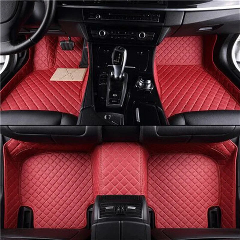 High Quality -Specific Harrier GT86 Coaster Floor Mats 2025 New Custom Full Set 5MM Leather Anti-Slip Waterproof