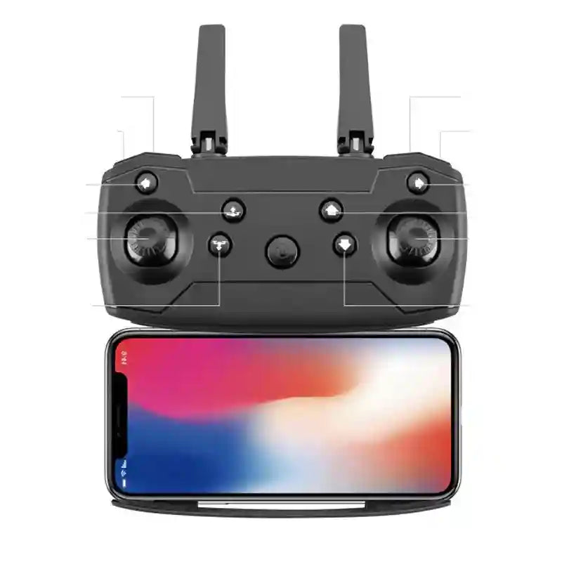 4K Foldable Camera Drone E88 - Portable Quadcopter White Tidesmit