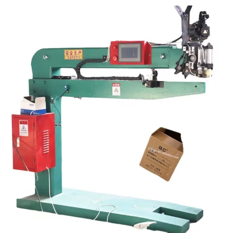 ZHENHUA GDJ Manual Operate Stapler Corrugated Boxes Push Stitcher Stitching Machine for Big Carton