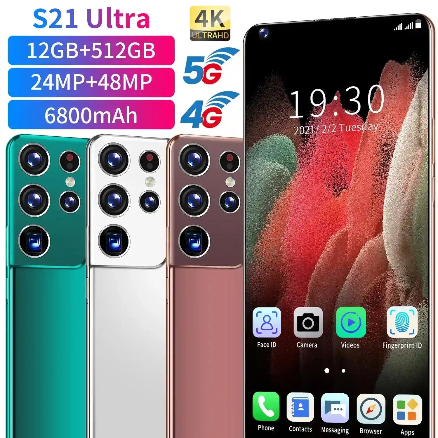 Samsung Galaxy S25 Ultra 5G 512GB 12GB RAM Unlocked Mobile Phone Tidesmit