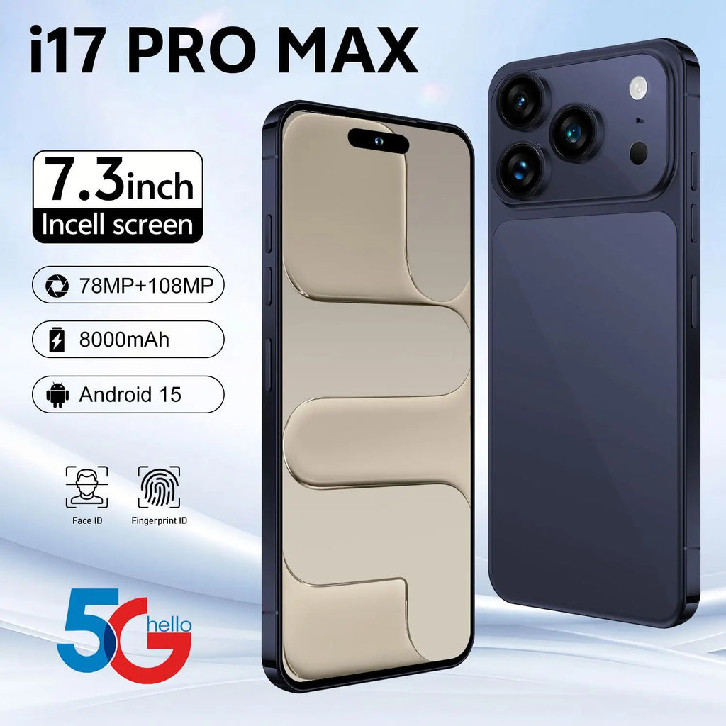 2026 Model 17 Pro Max Custom Edition US Version Global Version Brand New Unopened 5G Smartphone, 16GB RAM 6.9 Inch 256GB/512GB/1
