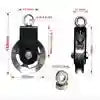 360 Rotation Fitness Pulley System for Home Gym Resistance Training Triceps Trainer Wire Rope with pulley Metal pulley