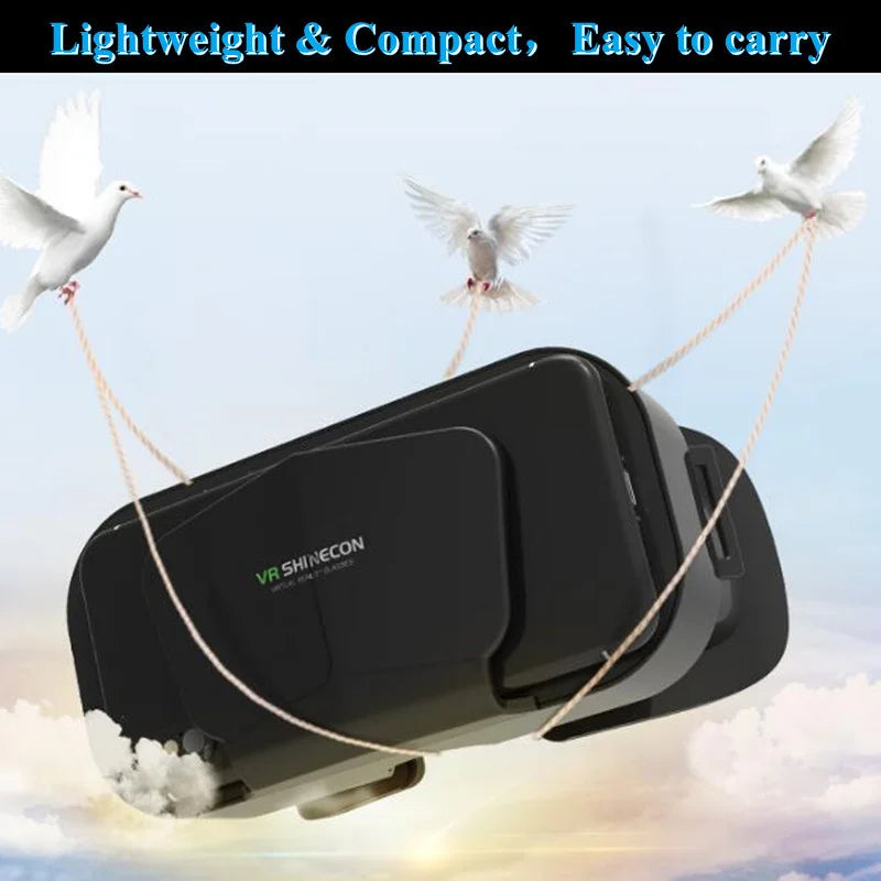 VR Headset for 4.7-7 Inch Smartphones - 3D Immersive Smart Glasses Tidesmit
