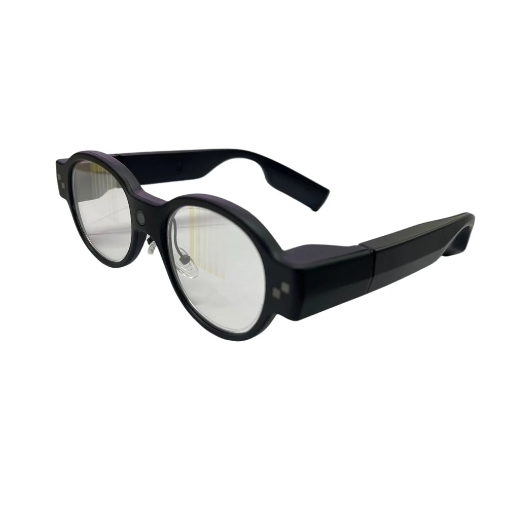 AI Smart Glasses Wireless AR Assistant Voice Control Translation Teleprompter Business Meeting Privacy Screen