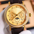 Fashionable Luxury Watches Engraved Dials Calendar Display High Quality Watches for Men Formal Occasions Mechanical Wristwatches