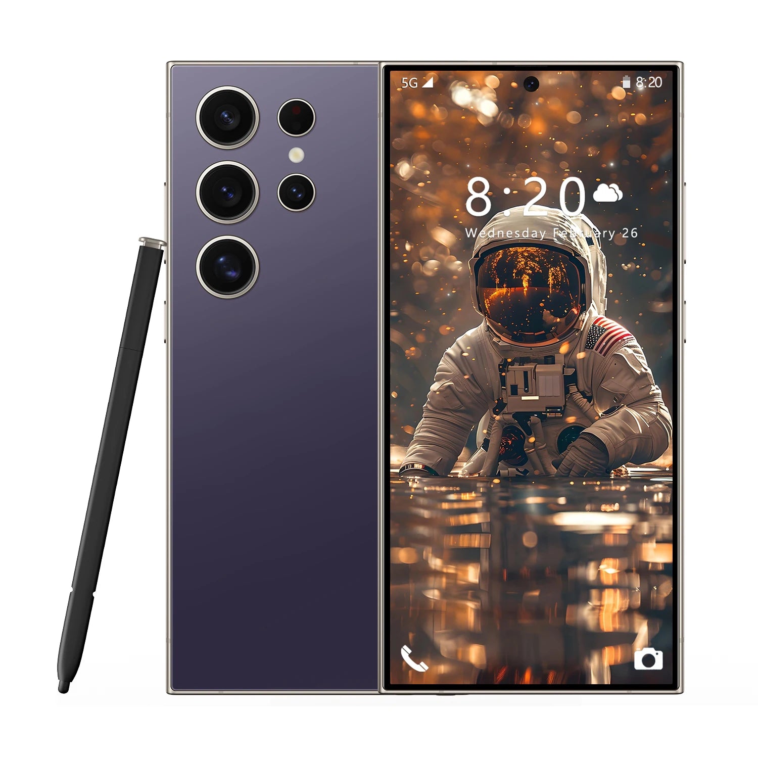 S24 Ultra 5G Smartphone 1TB 16GB RAM AMOLED Display - Tidesmit Purple 16g 1TB Tidesmit