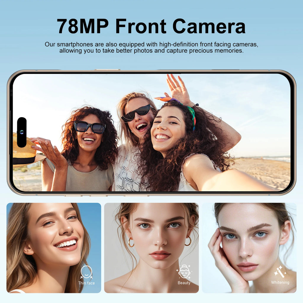 5G Smartphone 7.3-Inch AMOLED 16GB RAM 1TB – Tidesmit Unlocked Phone Tidesmit