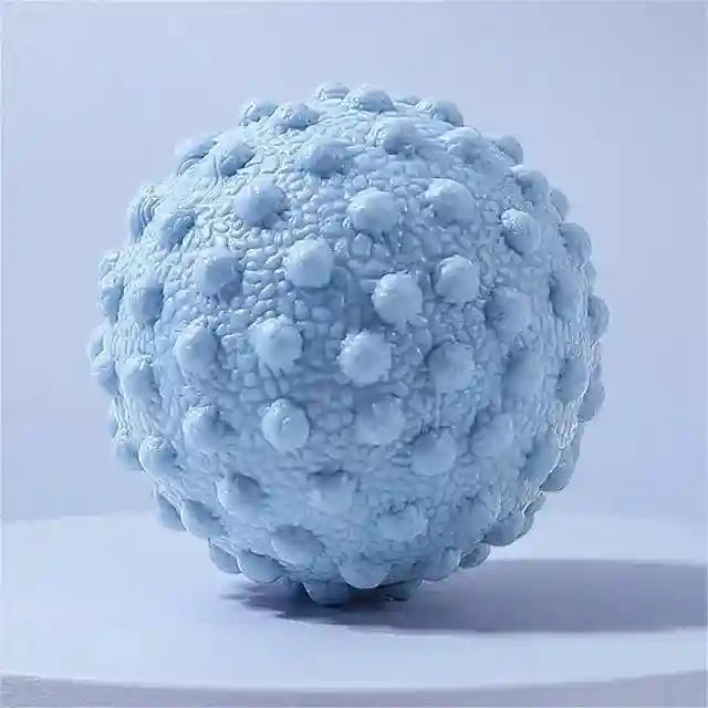 Spiky Yoga Massage Ball 45mm TPR | Professional Deep Tissue Relief Blue Tidesmit