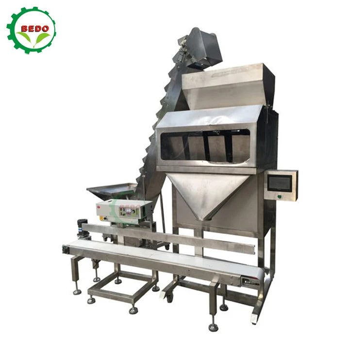 Large Vertical Automatic Electrical Weight Scales Cotton Candy Nuts Potato Chips Snacks Packaging Machine
