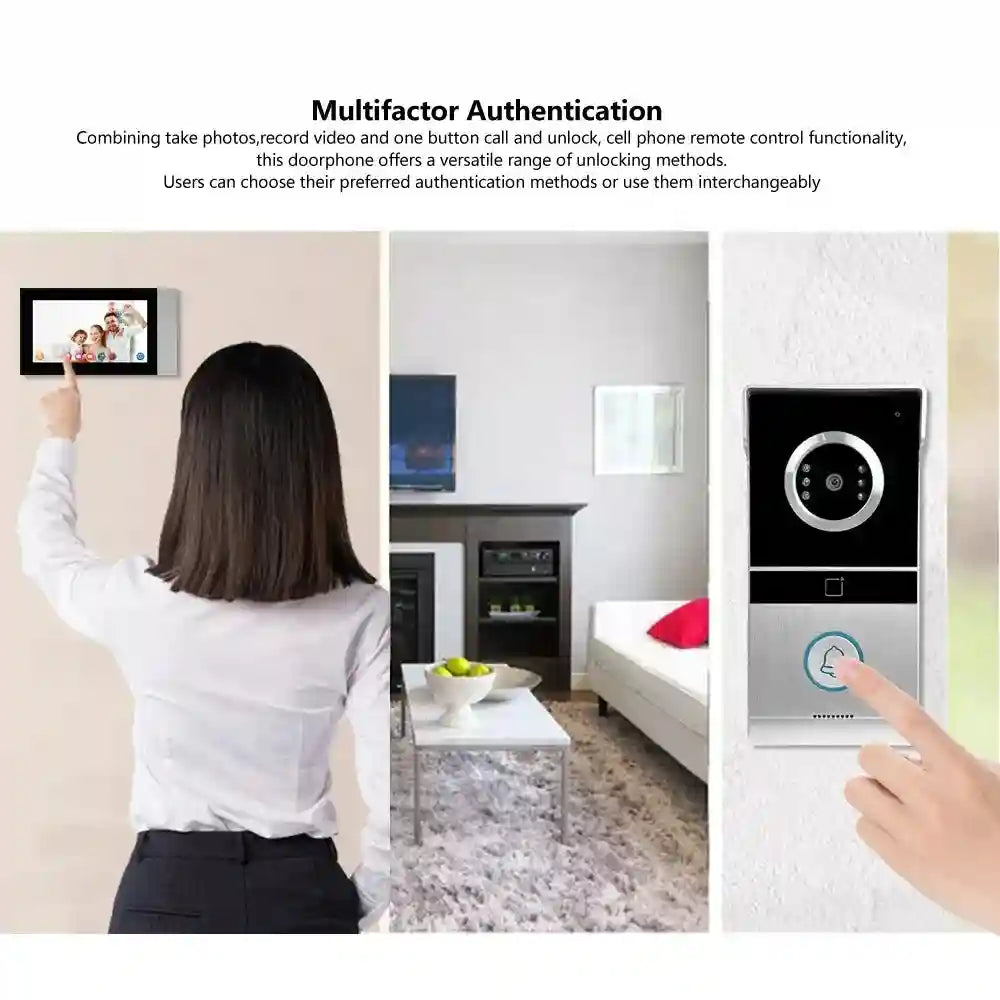 Smart WiFi Video Doorbell | 1080p HD Camera & Alexa Compatible Tidesmit