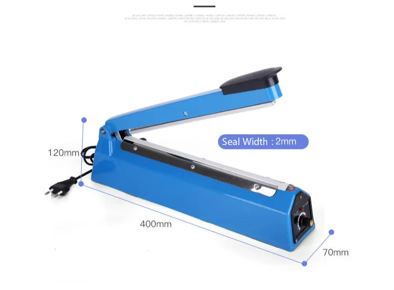110V 220V 350W Portable Sealer 300mm Machine Electric Food Vacuum Heat Manual Kitchen Tool Sealing Household Vacuum Food Packing