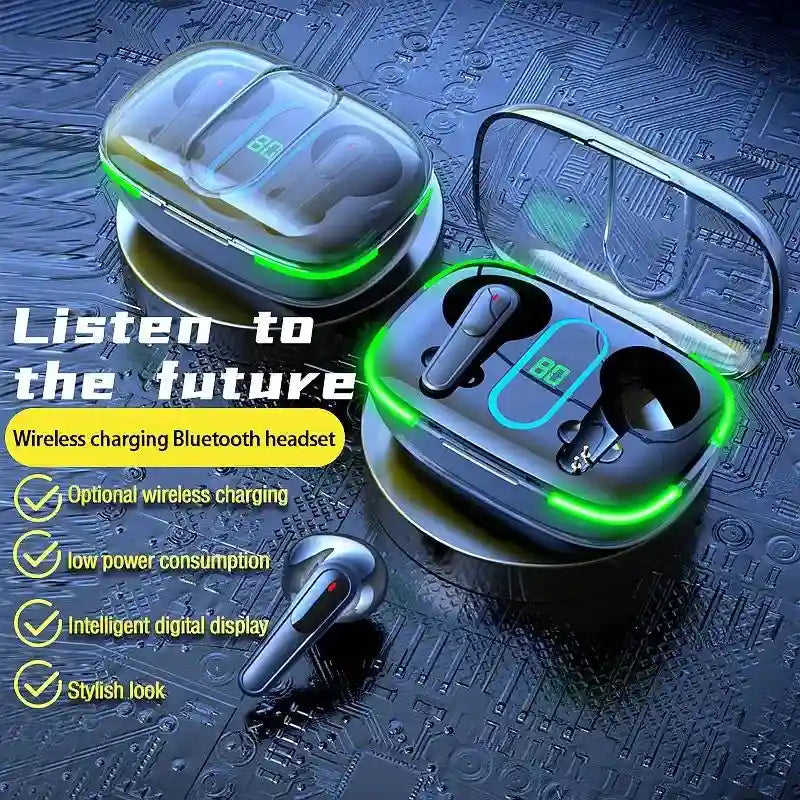 Tidesmit Wireless Gaming Earbuds Bluetooth 5.3 HiFi Bass Stereo Tidesmit