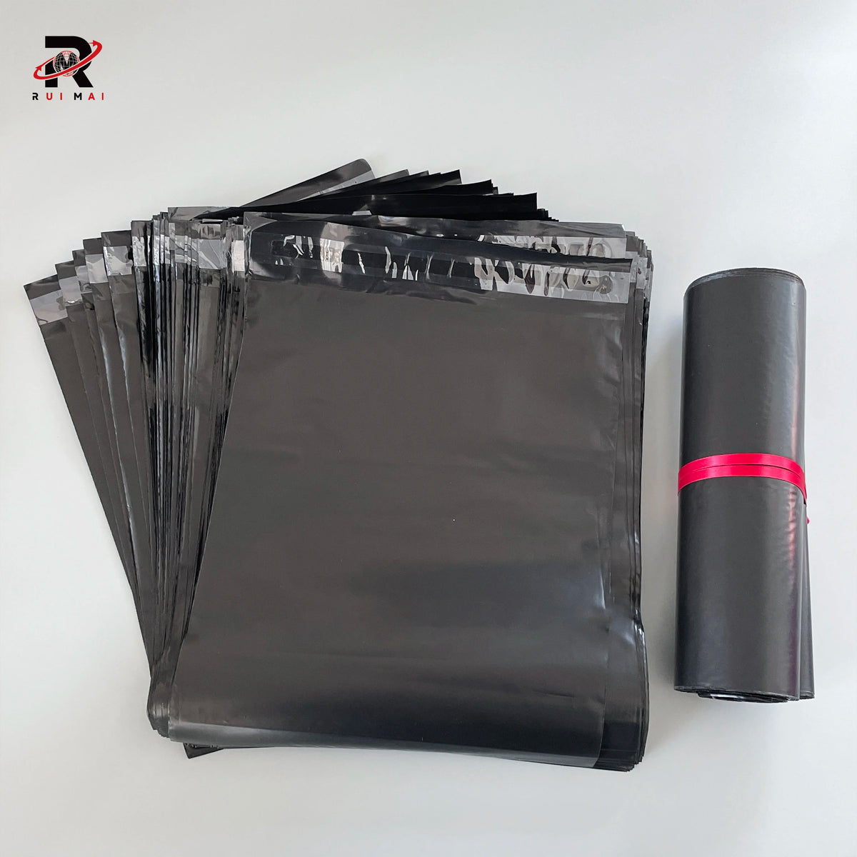 Free Sample Durable Plastic Strong Adhesion Biodegradable Polymailer Polybag Custom Printed Logo Packaging Shipping Bags Fur