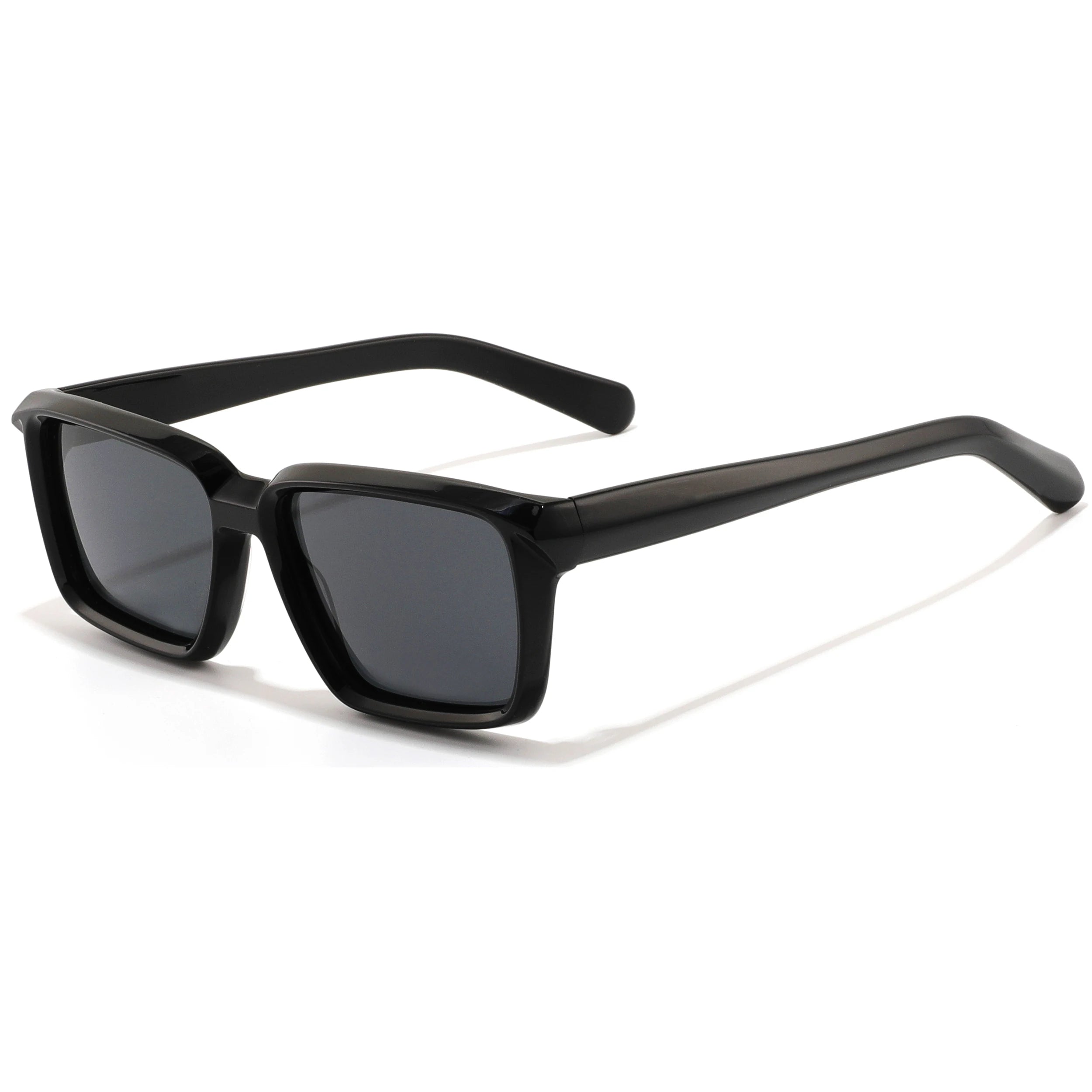 High-End Fashionable Square Eyewear Custom Logo Acetate Frame UV400 Lens Sunglasses for Women Men