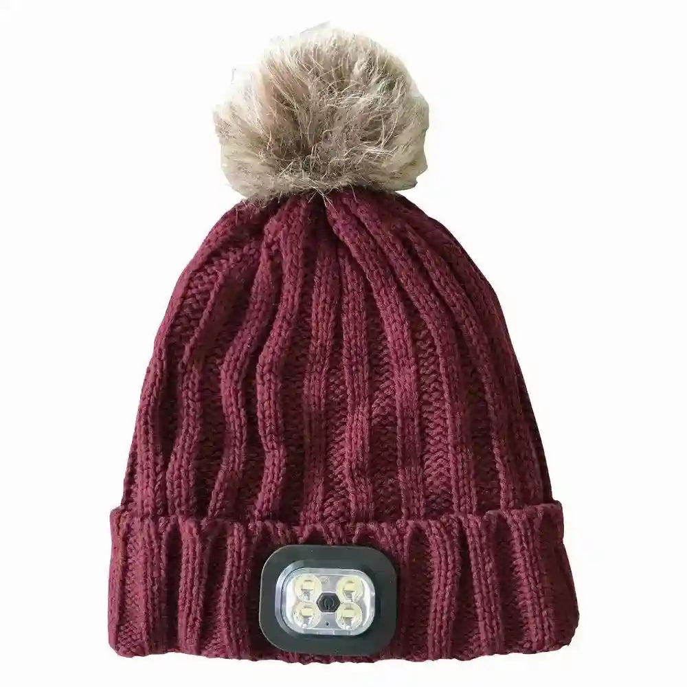 Bluetooth Beanie With LED Light | Rechargeable Wireless Music Hat Tidesmit
