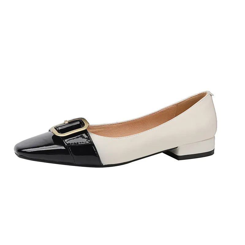 Scarp Donna Elegant Women's Fashion Trend 2026 Genuine Leather Slip-On Breathable Loafers Bayan Ayakkabi Luxury Mules
