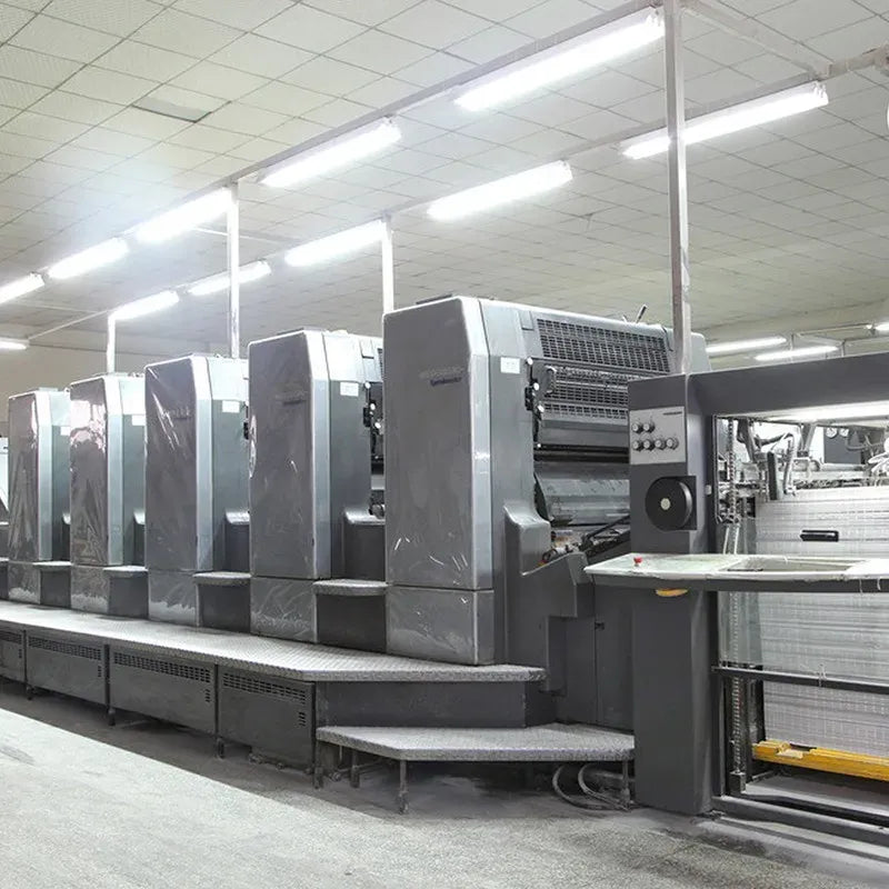 Industrial printing machine for producing waterproof floor decal sticker designs