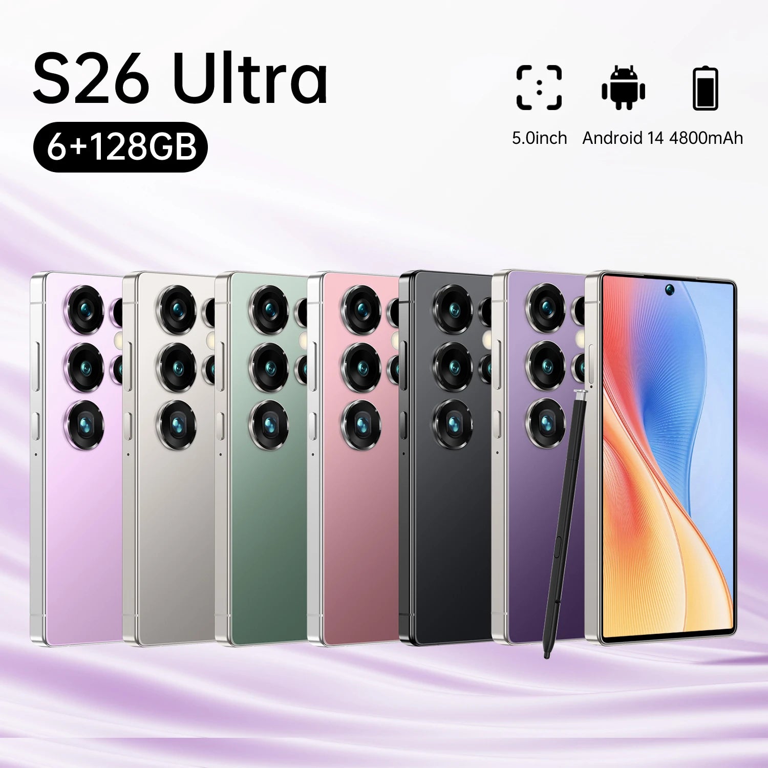Tidesmit 5G Smartphone: Compact 5.0 inch, 6GB RAM, 128GB Storage Tidesmit
