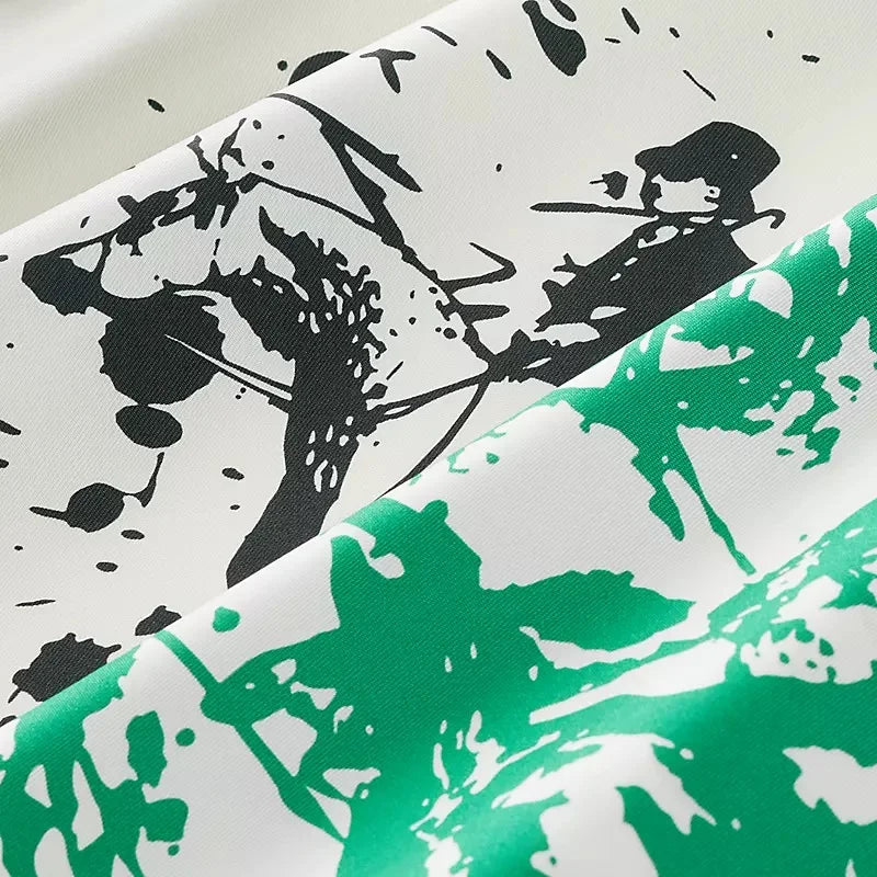 Luxurious 90*90cm SquareInk Dot Painting Collection Digital Printed Silk Scarf Gift Specially Designed for Elegant Individuals