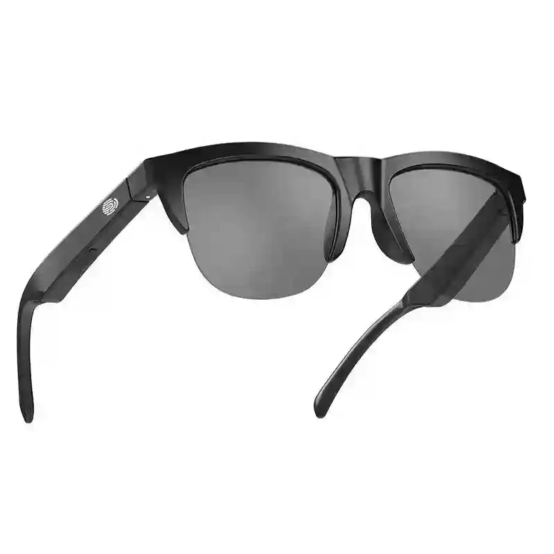 Smart Bluetooth Audio Sunglasses - YQH14 Wireless Sport Glasses Black yqh14 Tidesmit