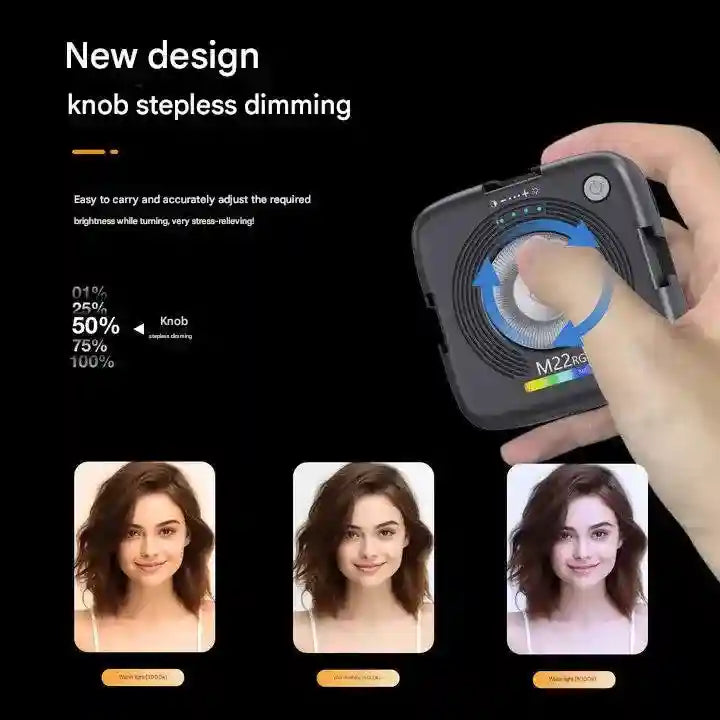 Portable LED Ring Light: Magnetic Selfie Lamp for Content Creation Tidesmit