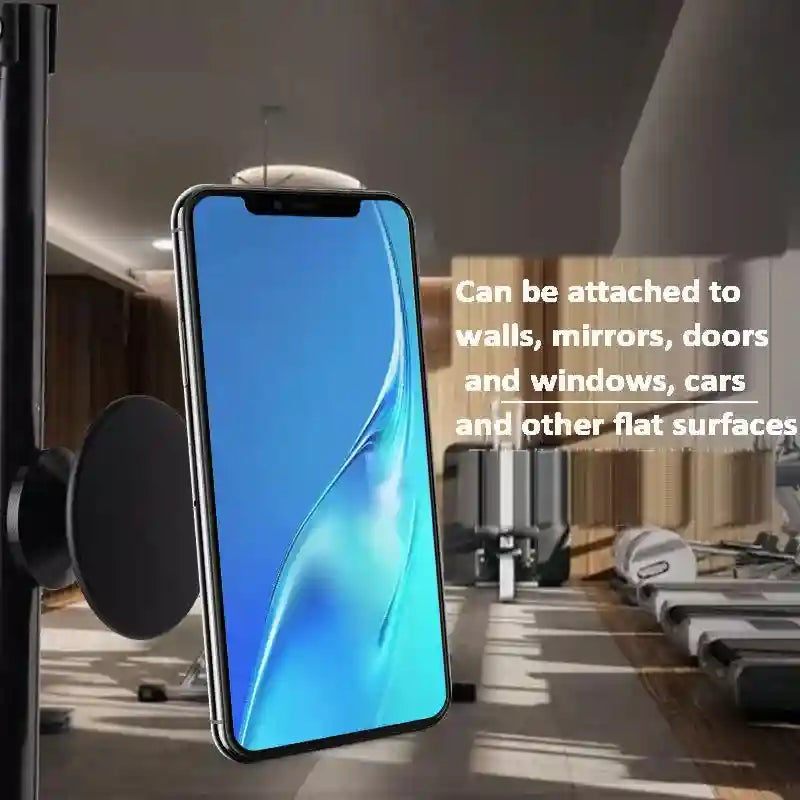 Magnetic Phone Holder for Gym - Aluminum Dual Magnet Mount Tidesmit